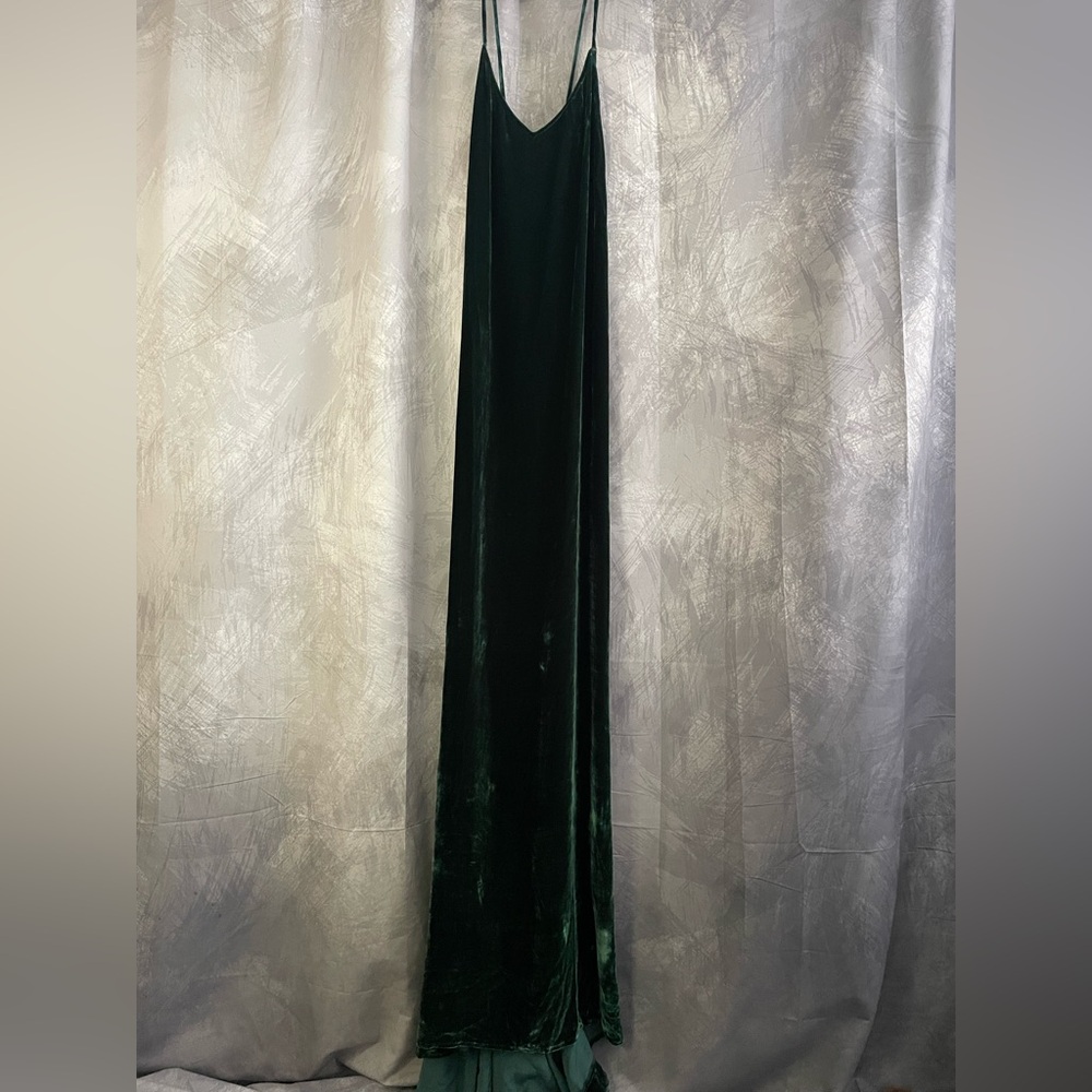 Reformation Forest Green Blouse